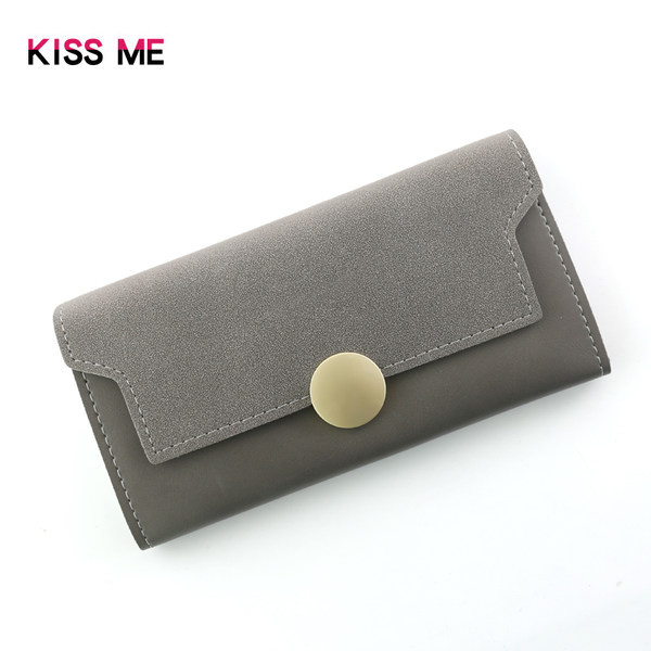 Έκο δερμάτινο γυναικείο πορτοφόλι με κούμπωμα