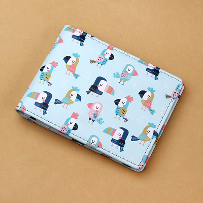 Γυναικείο πορτοφόλι καθημερινό με απλικέ χρώμα