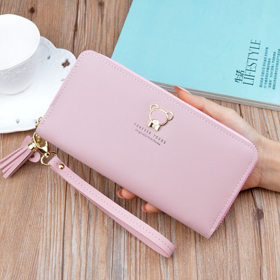 Λειτουργικό γυναικείο πορτοφόλι με φερμουάρ και κοντή λαβή