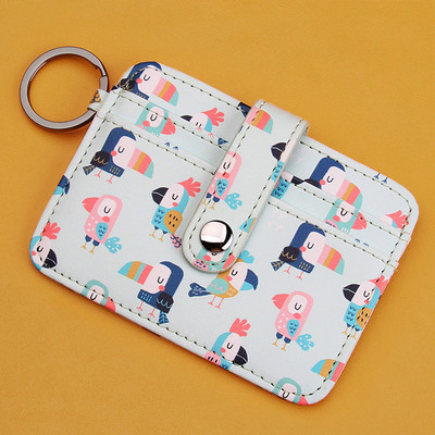 Sieviešu moderns maks ar aplikāciju un metāla aizdari