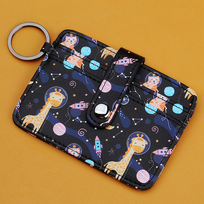 Sieviešu moderns maks ar aplikāciju un metāla aizdari