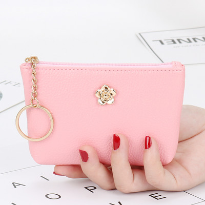 Γυναικείο έκο δερμάτινο πορτοφολι με μεταλλική διακόσμηση