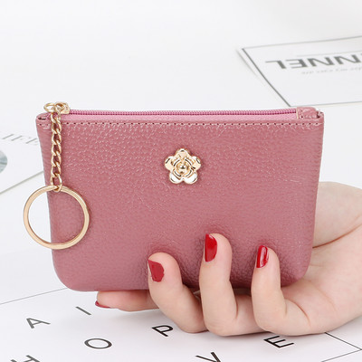 Γυναικείο έκο δερμάτινο πορτοφολι με μεταλλική διακόσμηση