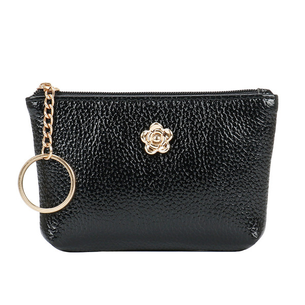 Γυναικείο έκο δερμάτινο πορτοφολι με μεταλλική διακόσμηση