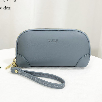 Γυναικείο έκο δερμάτινο πορτοφόλι με επιγραφή και λαβή