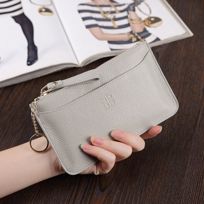 Γυναικείο έκο δερμάτινο πορτοφόλι με φερμουάρ-δύο μοντέλα