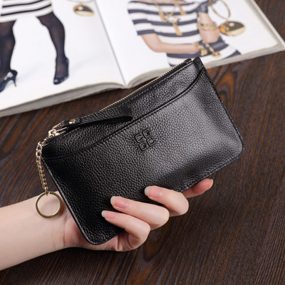 Γυναικείο έκο δερμάτινο πορτοφόλι με φερμουάρ-δύο μοντέλα