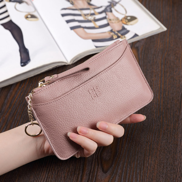 Γυναικείο έκο δερμάτινο πορτοφόλι με φερμουάρ-δύο μοντέλα