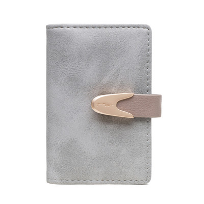 Γυναικείο καθημερινό έκο δερμάτινο πορτοφόλι σε διάφορα χρώματα