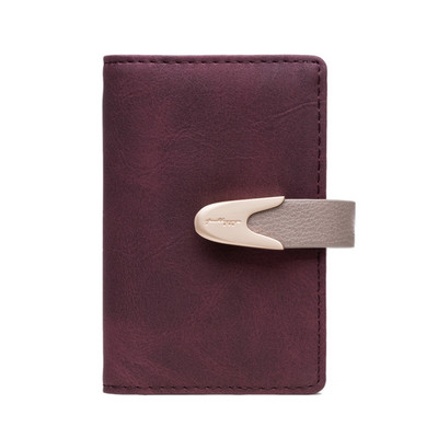 Γυναικείο καθημερινό έκο δερμάτινο πορτοφόλι σε διάφορα χρώματα