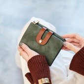 Πολυλειτουργικό γυναικείο πορτοφόλι με τσέπη με κέρματα - οικολογικό δέρμα