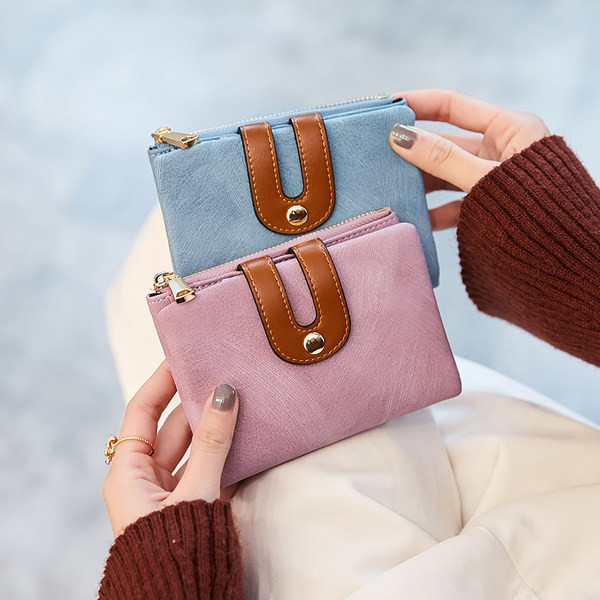 Πολυλειτουργικό γυναικείο πορτοφόλι με τσέπη με κέρματα - οικολογικό δέρμα