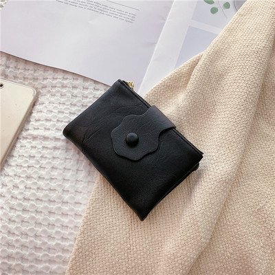 Γυναικείο έκο δερμάτινο πορτοφόλι με θήκη για κέρματα