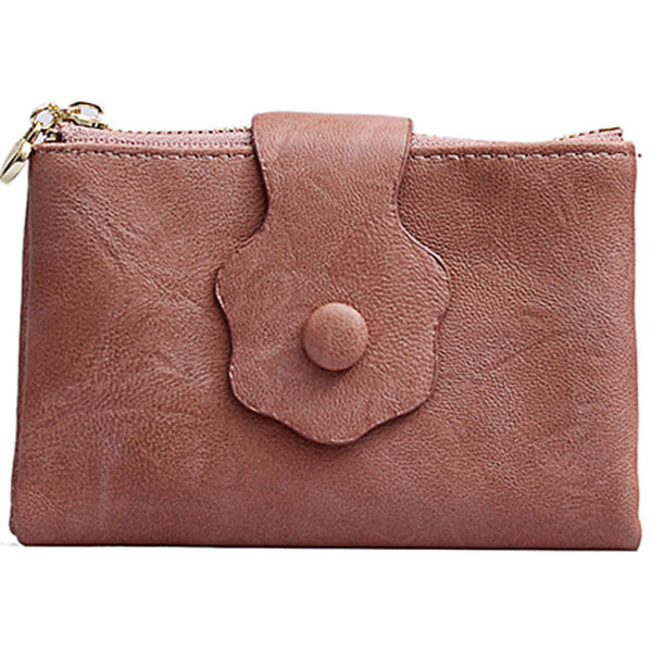 Γυναικείο έκο δερμάτινο πορτοφόλι με θήκη για κέρματα