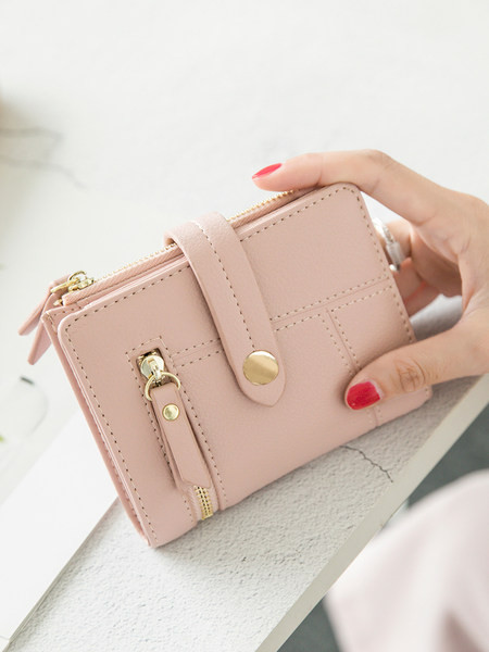 Jauna modeļa sieviešu maks ar monētu kabatu - mākslīgā āda