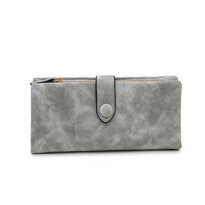 Γυναικείο πορτοφόλι με τσέπη με κέρματα και διαμερίσματα εγγράφων - έκο δέρμα