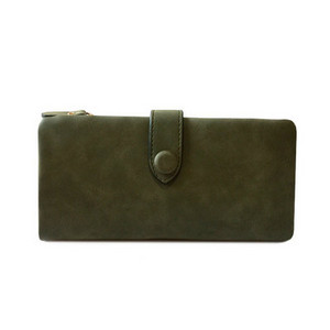 Γυναικείο πορτοφόλι με τσέπη με κέρματα και διαμερίσματα εγγράφων - έκο δέρμα