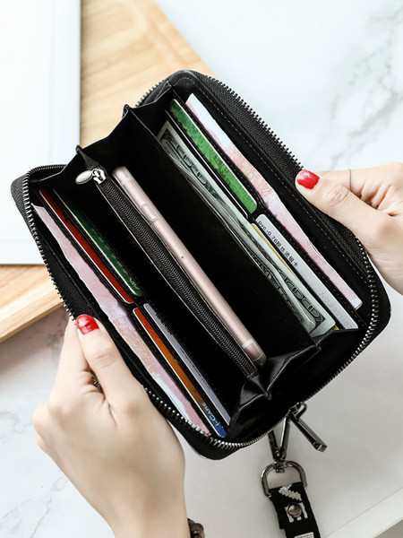 Jauna modeļa sieviešu krāsu maciņš ar rāvējslēdzēju - divi izmēri