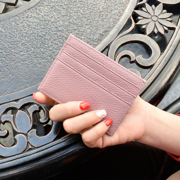 Γυναικείο έκο δερμάτινο πορτοφόλι για κάρτ βιζιτ και κάρτες