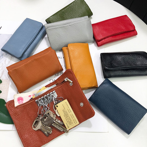Γυναικείο έκο δερμάτινο πορτοφόλι με θήκη για κλειδιά
