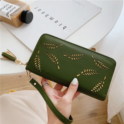 Sieviešu maka reljefa āda ar rokturi