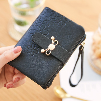 Γυναικείο πορτοφόλι με λαβή και κορδέλα