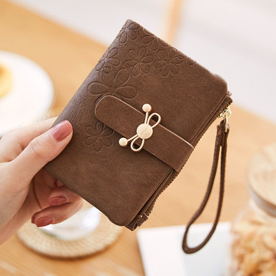 Γυναικείο πορτοφόλι με λαβή και κορδέλα