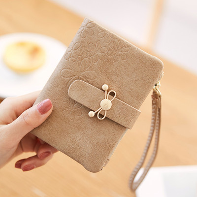 Γυναικείο πορτοφόλι με λαβή και κορδέλα