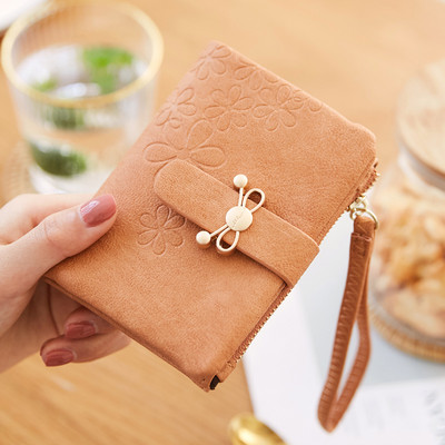 Γυναικείο πορτοφόλι με λαβή και κορδέλα