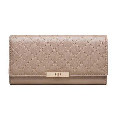 Sieviešu ādas maks ar metāla aizdari dažādās krāsās