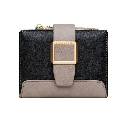 Νέο μοντέλο γυναικείο δερμάτινο πορτοφόλι με μεταλλική διακόσμηση σε διάφορα χρώματα