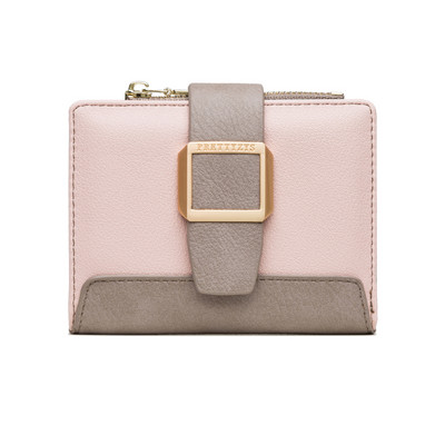 Νέο μοντέλο γυναικείο δερμάτινο πορτοφόλι με μεταλλική διακόσμηση σε διάφορα χρώματα