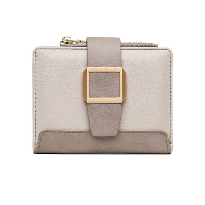 Νέο μοντέλο γυναικείο δερμάτινο πορτοφόλι με μεταλλική διακόσμηση σε διάφορα χρώματα