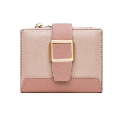 Νέο μοντέλο γυναικείο δερμάτινο πορτοφόλι με μεταλλική διακόσμηση σε διάφορα χρώματα