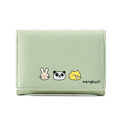 Sieviešu ādas maciņš ar aplikāciju dažādās krāsās