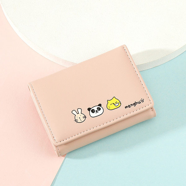 Sieviešu ādas maciņš ar aplikāciju dažādās krāsās