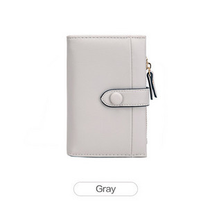 Πολυλειτουργικό γυναικείο πορτοφόλι κατασκευασμένο από faux δέρμα με μεταλλική στερέωση