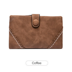 Γυναικείο πολυλειτουργικό πορτοφόλι με μεταλλική στερέωση - οικολογικό δέρμα