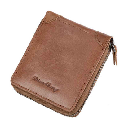 Sieviešu maks ar rāvējslēdzēju un vairākiem nodalījumiem no eko ādas