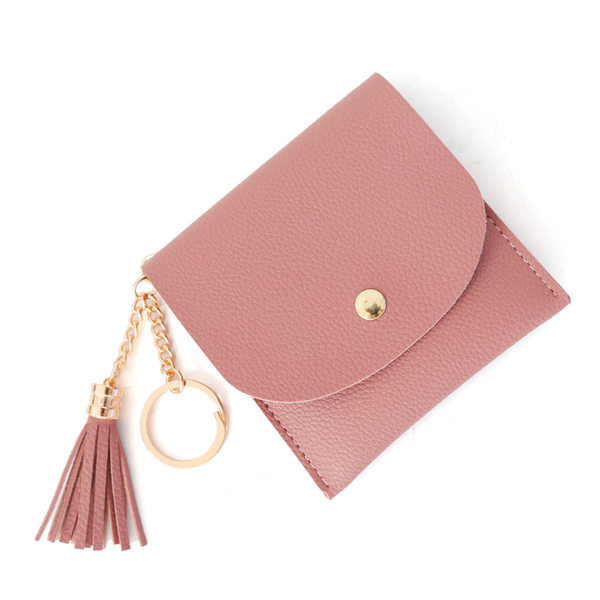 Kompakta sieviešu somiņa ar pušķi un metāla apdari