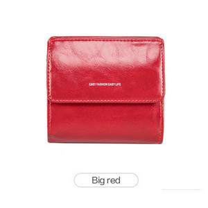 Jauna modeļa sieviešu ādas maks ar monētu kabatu vairākās krāsās