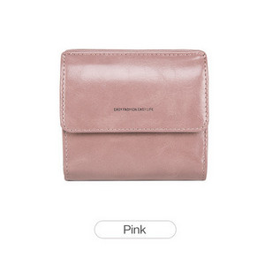 Jauna modeļa sieviešu ādas maks ar monētu kabatu vairākās krāsās