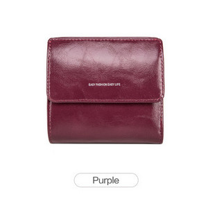 Jauna modeļa sieviešu ādas maks ar monētu kabatu vairākās krāsās