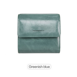 Jauna modeļa sieviešu ādas maks ar monētu kabatu vairākās krāsās