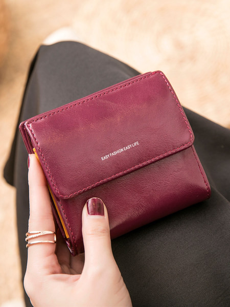 Jauna modeļa sieviešu ādas maks ar monētu kabatu vairākās krāsās