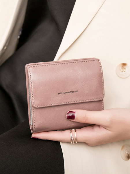 Jauna modeļa sieviešu ādas maks ar monētu kabatu vairākās krāsās