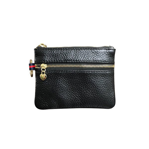 Mini portofel de dama pentru monede cu fermoar