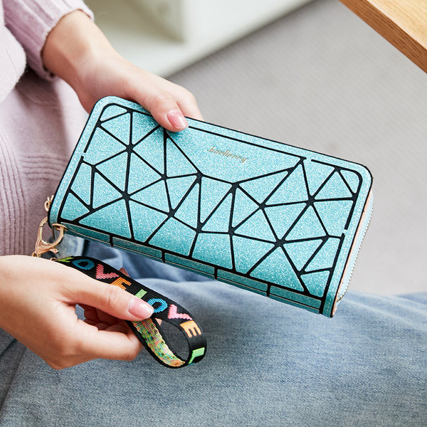 Sieviešu maks ar rāvējslēdzēju un tekstila rokturi