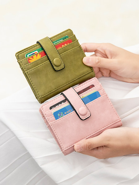 Mini sieviešu maks ar debetkaršu nodalījumiem - eko āda