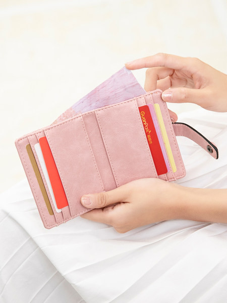 Mini sieviešu maks ar debetkaršu nodalījumiem - eko āda